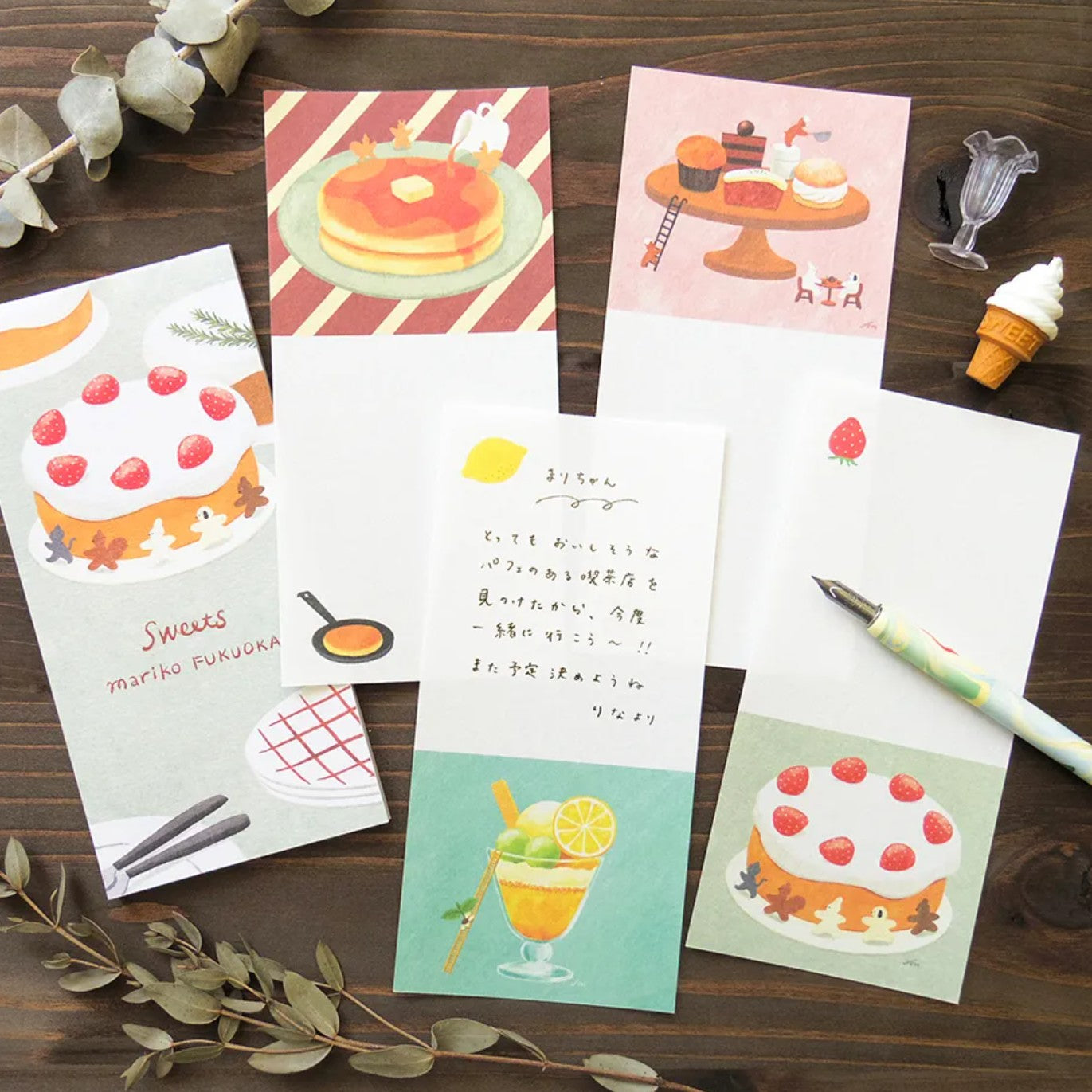 Cozyca - Notepad - Mariko Fukuoka - Sweets