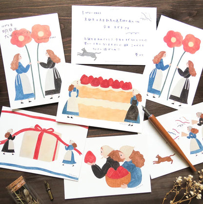 Cozyca - Postcard Book - Necktie - Tomorrow is Someone's Birthday