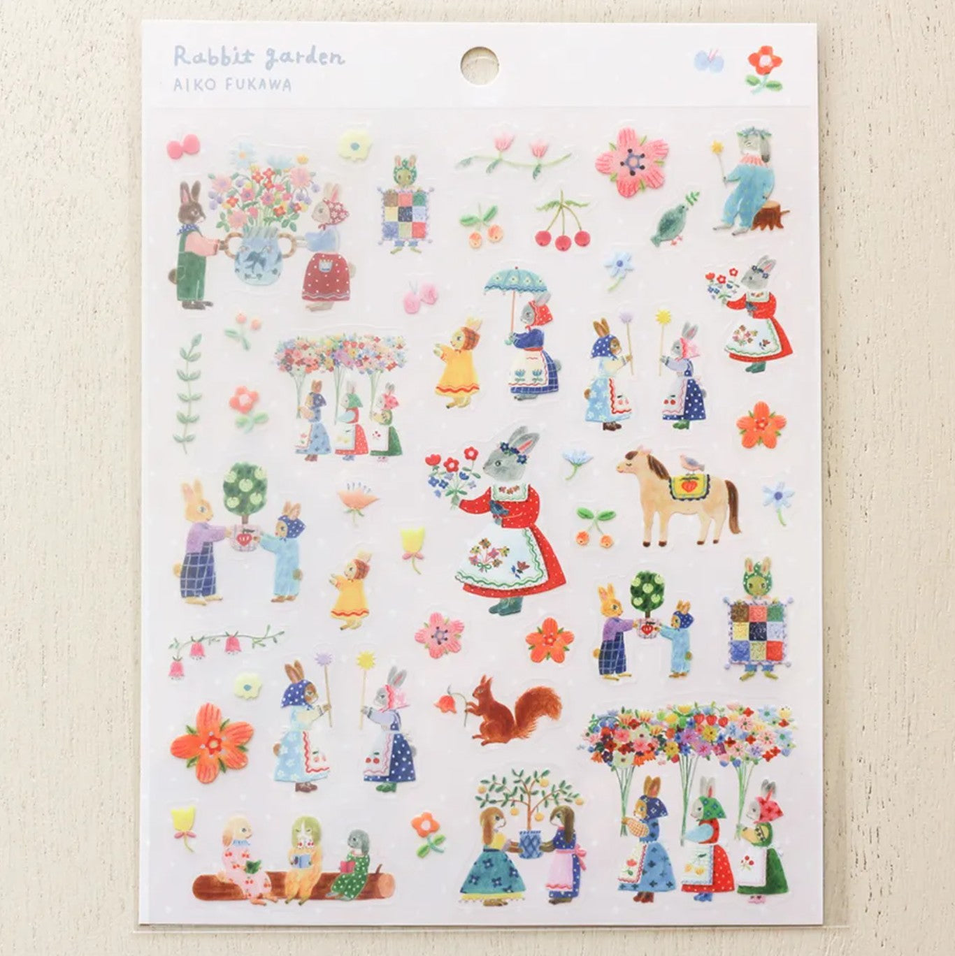 Cozyca - Aiko Fukawa - Rabbit Garden Stickers