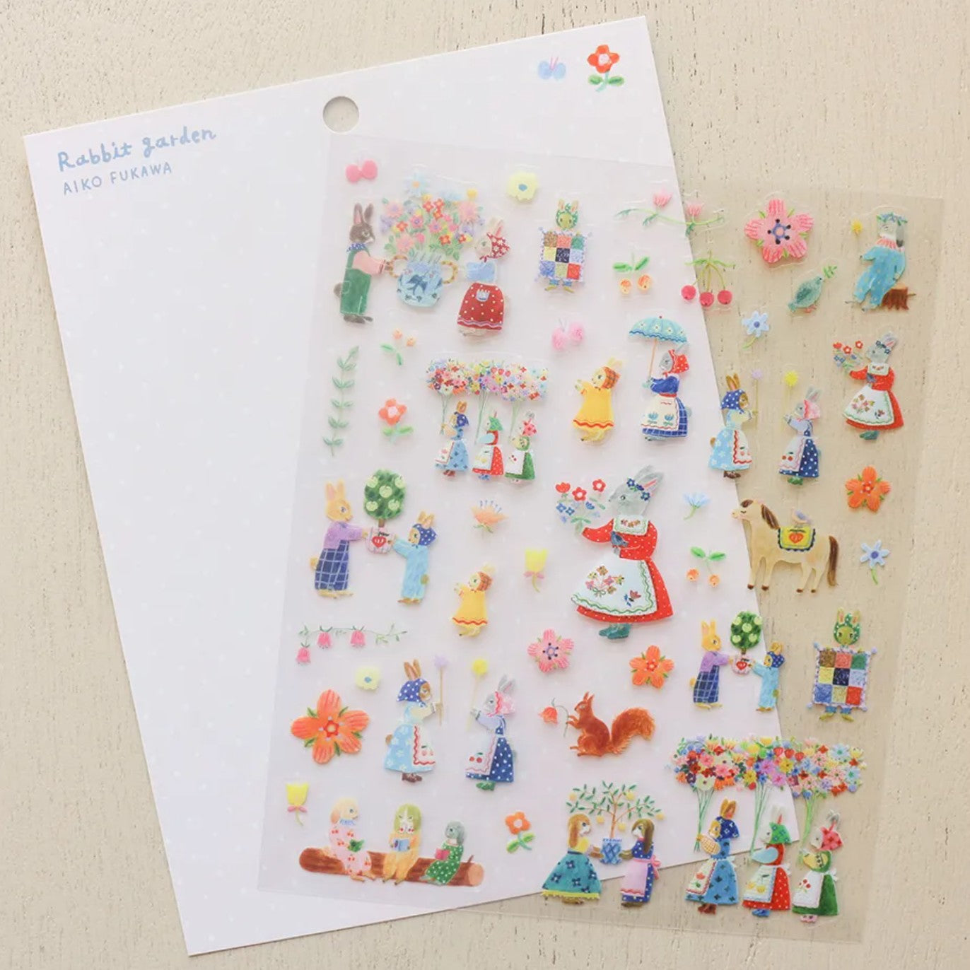 Cozyca - Aiko Fukawa - Rabbit Garden Stickers