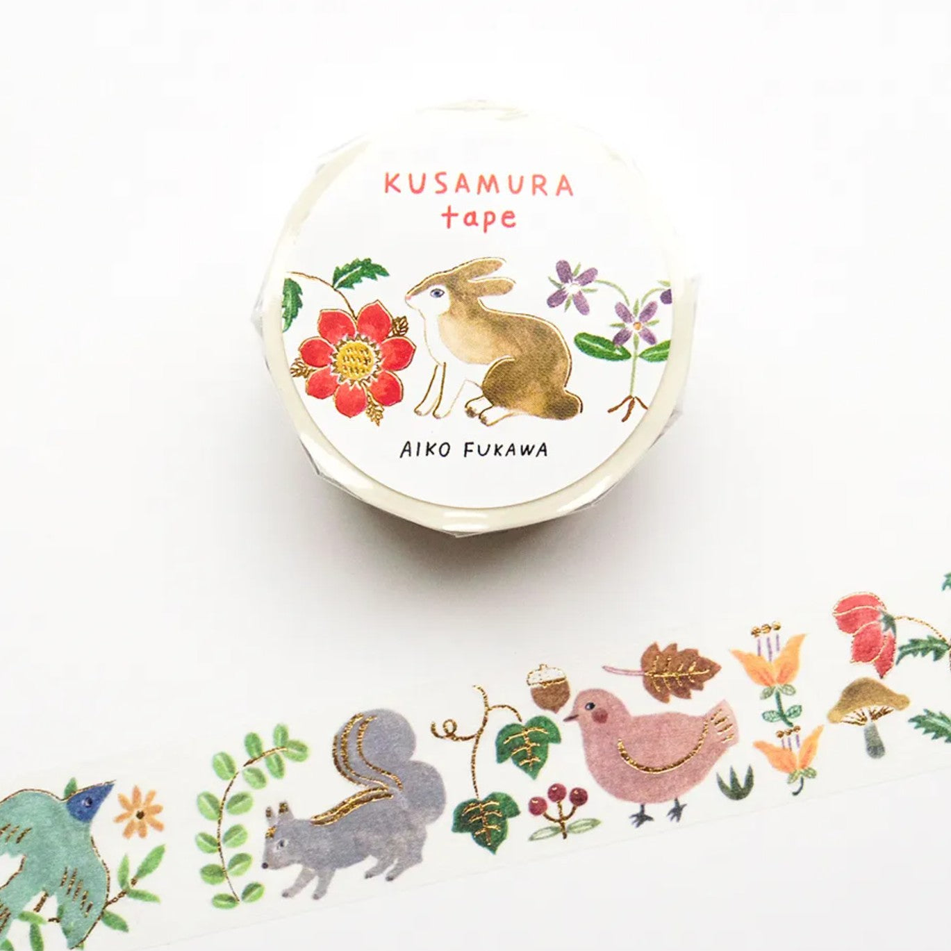 Cozyca - Foil-Stamped Washi Tape - Aiko Fukawa - Kusamura