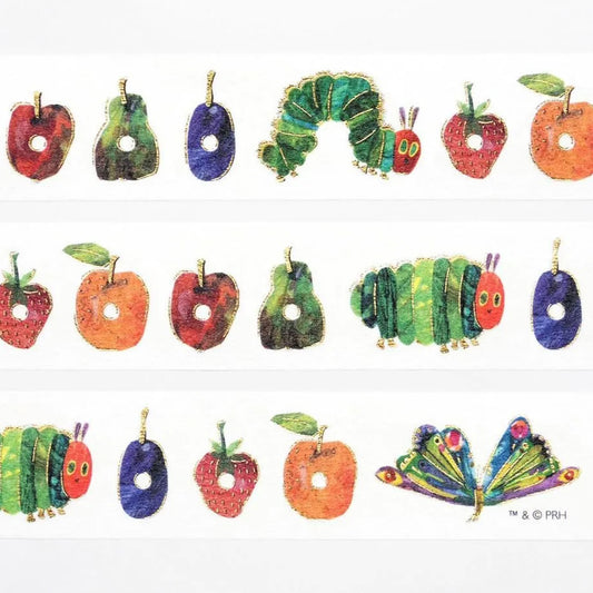 Cozyca - Foil-Stamped Washi Tape - Eric Carle - The Very Hungry Caterpillar