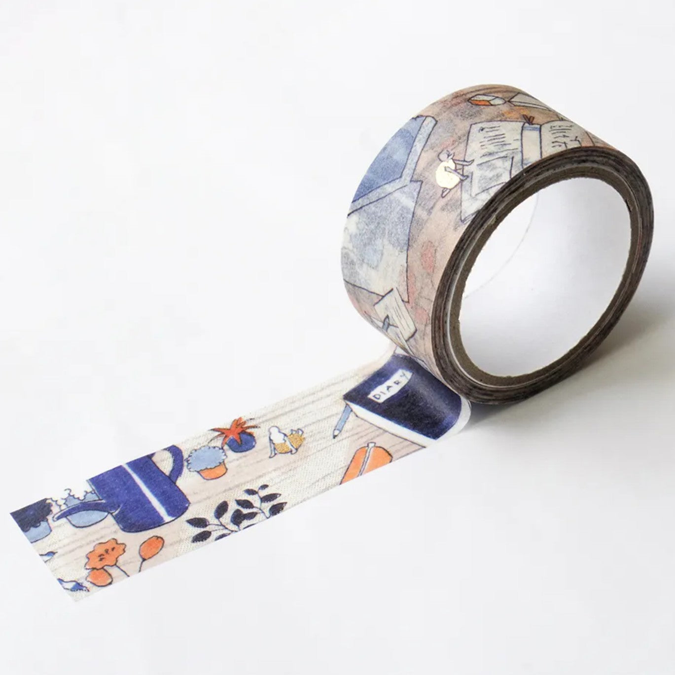 Cozyca - Foil-Stamped Washi Tape - Sayuri Fujimaki - On the Desk