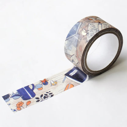 Cozyca - Foil-Stamped Washi Tape - Sayuri Fujimaki - On the Desk