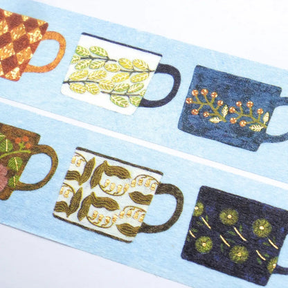 Cozyca - Foil-Stamped Washi Tape - Midori Asani - My Favorite Mugs
