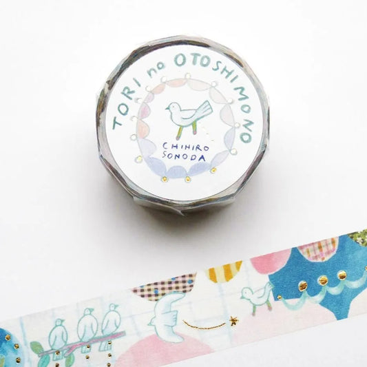 Cozyca - Foil-Stamped Washi Tape - Chihiro Sonoda - Tori no Otoshimono (Bird's Lost Item)