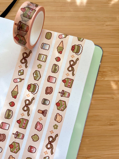 Cherry Rabbit - Washi Tape - Matcha Love