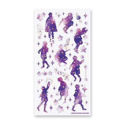 STICKII - Sticker Sheet - Starry Silhouettes