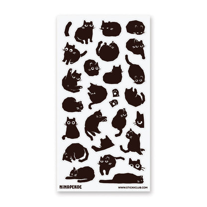 STICKII - Sticker Sheet - Nina Pekoe - The Night Meows
