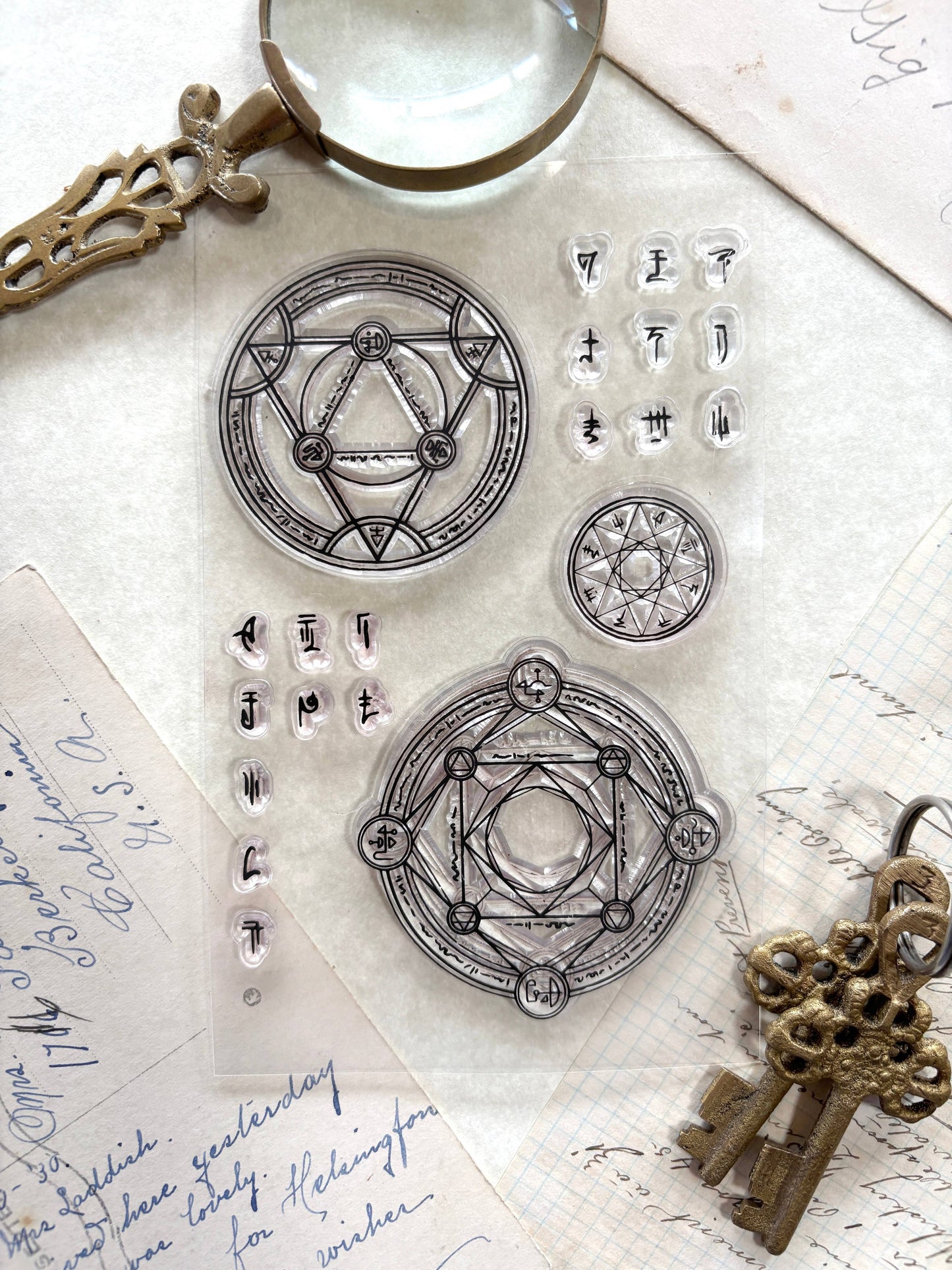 The Creeping Moon - Clear Stamp Set - Arcane Sigils