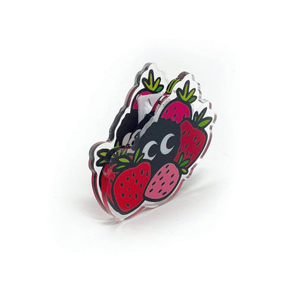 Le Petit Elefant - Acrylic Clip - Strawberry Soot Sprite