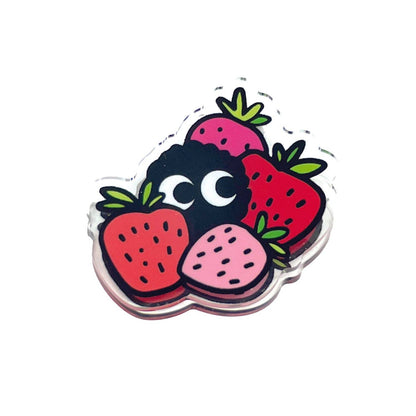 Le Petit Elefant - Acrylic Clip - Strawberry Soot Sprite
