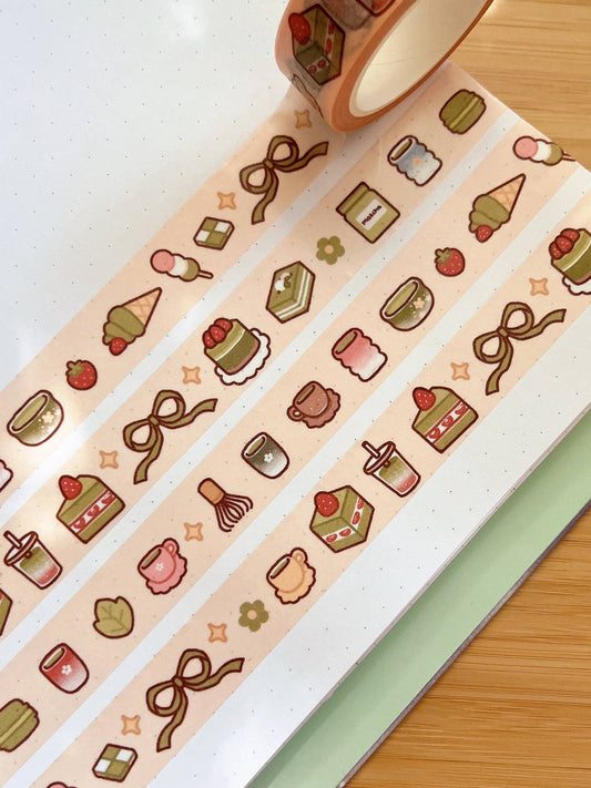 Cherry Rabbit - Washi Tape - Matcha Love