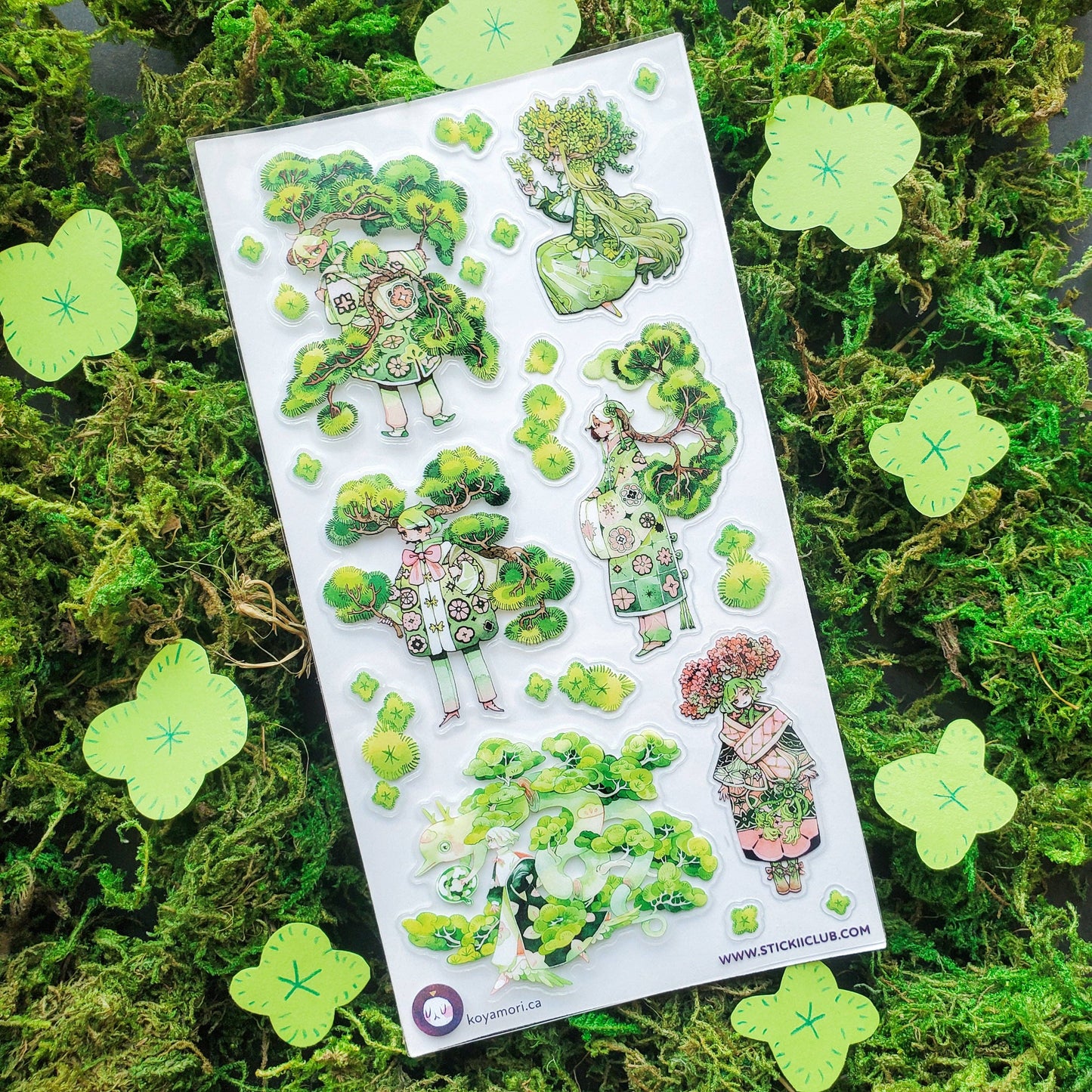STICKII - Sticker Sheet - Maruti Bitamin - Bonsai Beauties