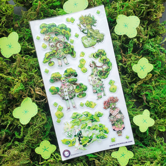 STICKII - Sticker Sheet - Maruti Bitamin - Bonsai Beauties