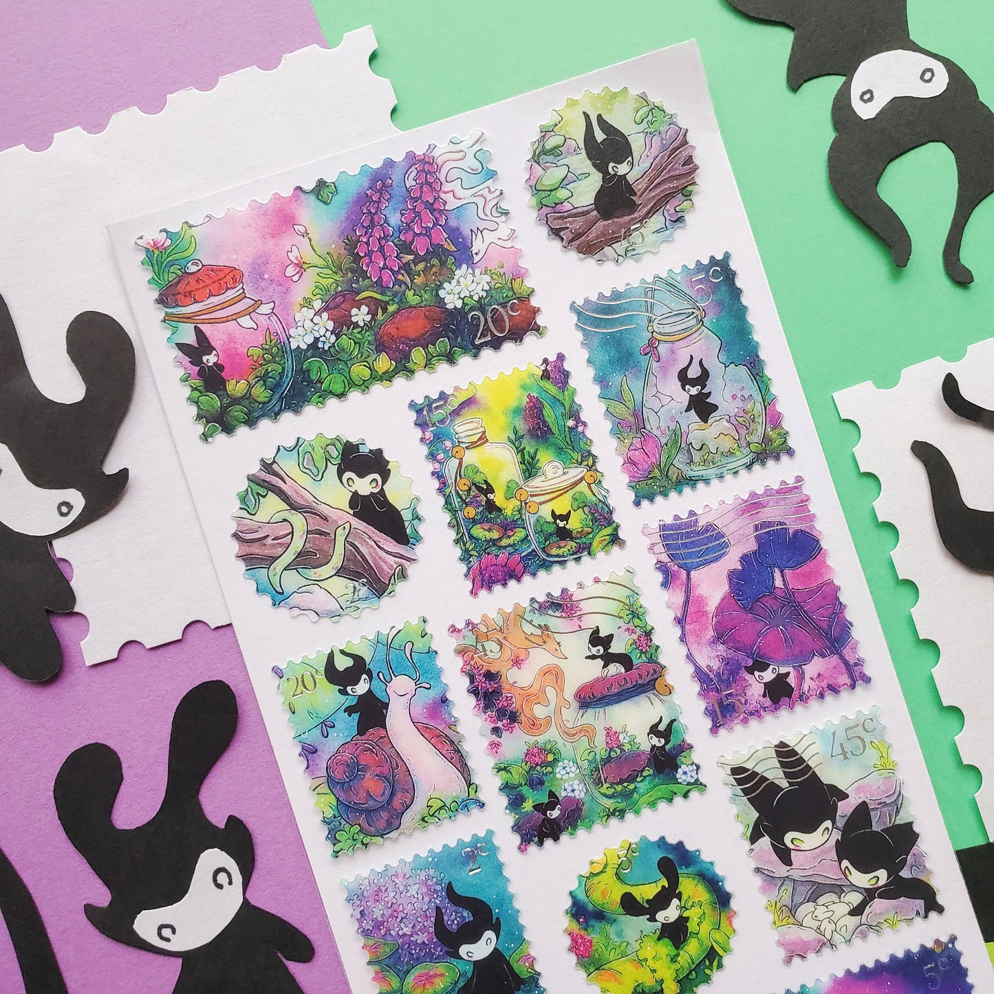 STICKII - Sticker sheet - Pabkins - Little Forest Spirits