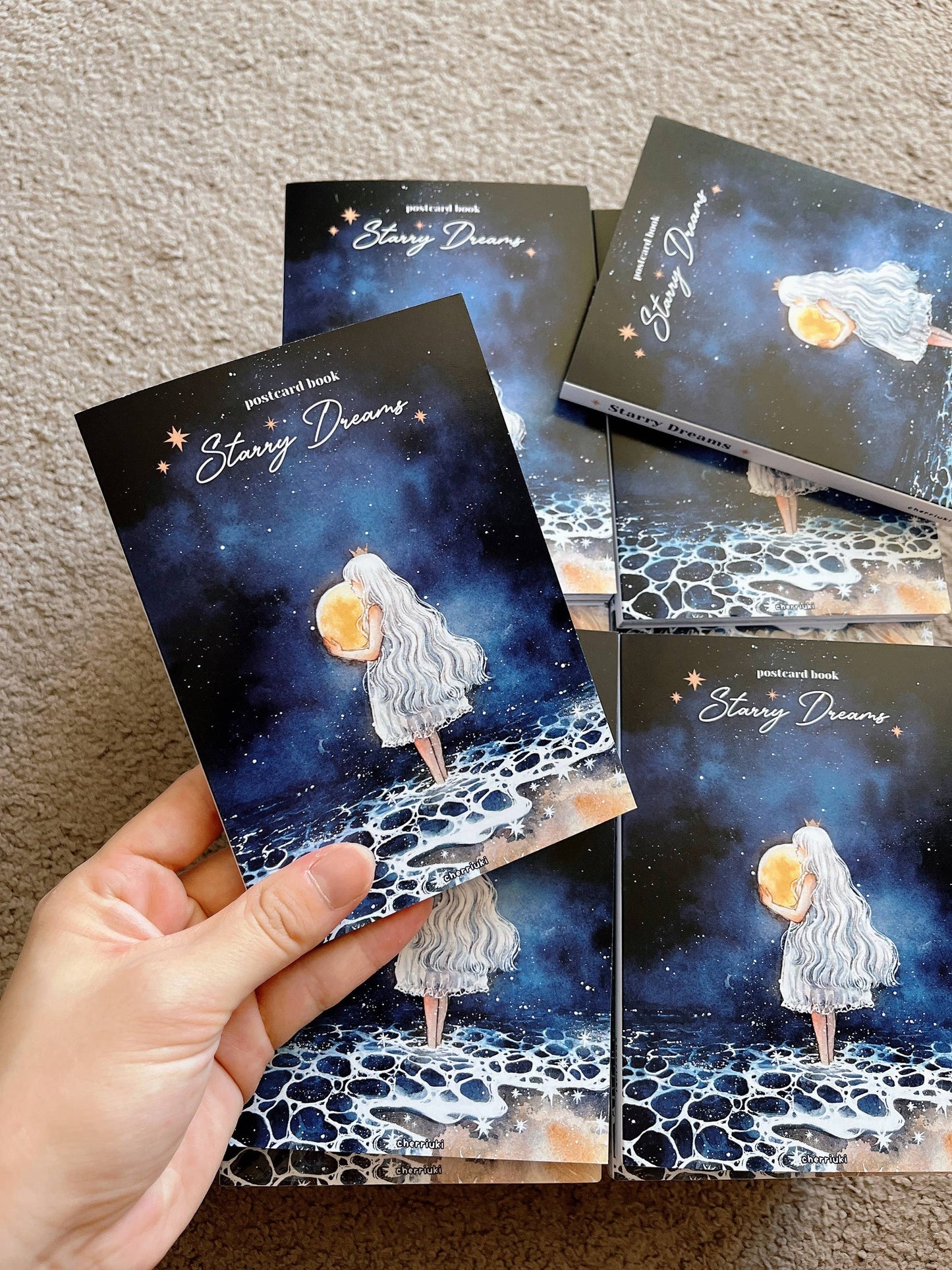 Cherry Rabbit - Postcard Book - Starry Dreams