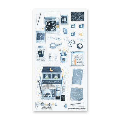 STICKII - Sticker Sheet - Milk Tea Dani - Cosmic Art Supply
