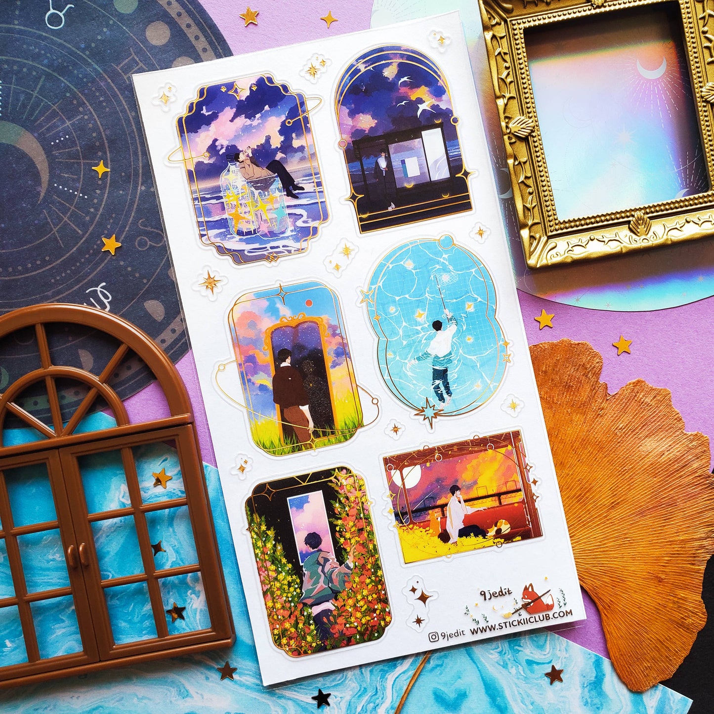 STICKII - Sticker Sheet - 9jedit - Beyond the Stars 1