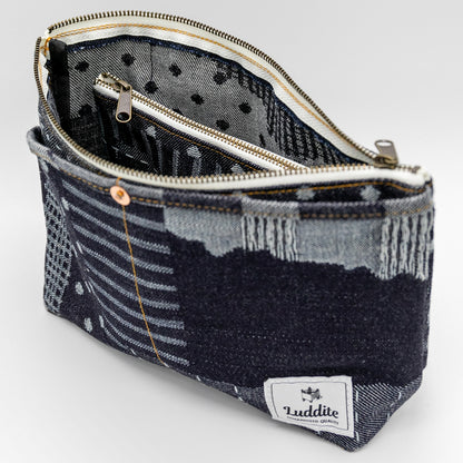 Luddite - Denim Boat Pouch M - Okayama Denim