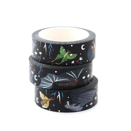 Shoal - Washi Tape - Bats & Moths