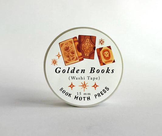 Book Moth Press - Washi Tape - Golden Books