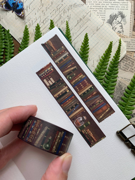 The Creeping Moon - Washi Tape - Bookshelf