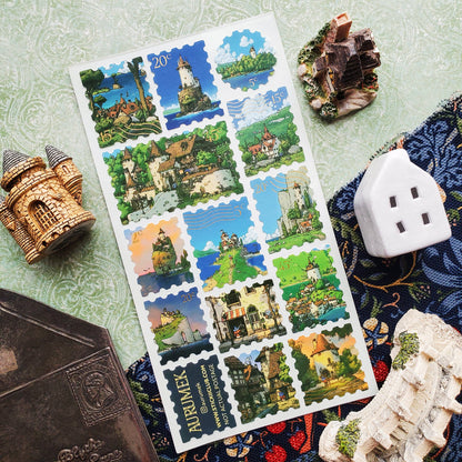 STICKII - Sticker sheet - Aurumek - Magical Kingdom Stamps