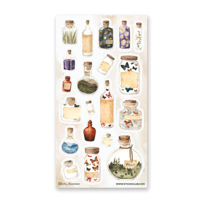 STICKII - Sticker Sheet - Bottled Nature