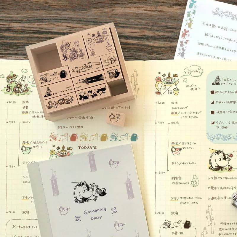Beverly x Moomin - Rubber Stamps - Moomin Stamp Set