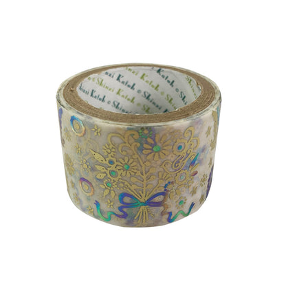 SEAL-DO Shinzi Katoh - 27mm Wide Washi Tape - Flower and Butterfly