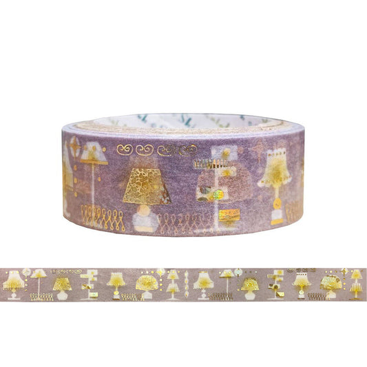 Decorative tape with lamp design 